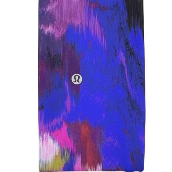 LULULEMON Wunder Train High Rise Tight 28" Size 4 Digital Current Pink - Picture 6 of 7